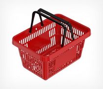 Корзина покупательская с 2 ручками 20 л усиленная