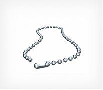 Цепь шариковая с замком BALL CHAIN  - купить в интернет магазине PosmShop