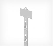 Лента подвесная пластиковая CLIP STRIP-W — подвесная пластиковая лента, для организации дополнительных мест продаж товаров в подвесной упаковке